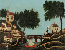 Find the perfect landscape bridge stock illustrations from getty images. Landscape With Bridge 1875 1877 Henri Rousseau Wikiart Org