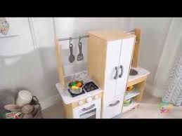 kidkraft modern day play kitchen youtube