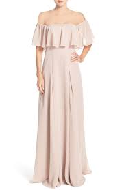 Trending Off The Shoulder Bridesmaid Dresses Mywedding Womens Bridesmaid Dresses Chiffon Gown Gowns