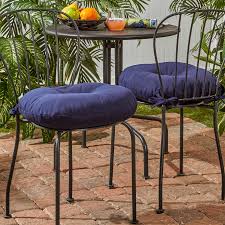 Each set includes two 15 inch round chair cushions made from 100% polyester, uv. Driftwood 18 Inch Round Outdoor Bistro Chair Cushion Set Of 2 By Havenside Home 18w X 18l Overstock 22751335