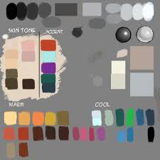 The shadow color is a bit cooler than the base tone. Photoshop Painting Color Palette Painting Inspired