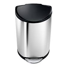 Add flair to your cooking with amara. Simplehuman 40 Liter Brushed Stainless Steel Steel Trash Can With Lid Lowes Com Simplehuman Brushed Stainless Steel Trash Can