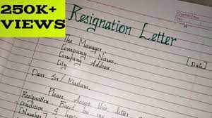 Furthermore, you try to write as simply and as clearly as possible, and not to make the letter longer than necessary. Resignation Letter Writing A Formal Resignation Letter Youtube