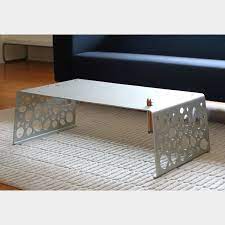 Rh's marino aluminum coffee table :designer mario ruiz's marino collection evokes the functional minimalism of midcentury international style while rendering it contemporary. Float Aluminum Coffee Table Blueoculus Touch Of Modern