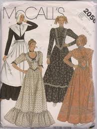 Prairie Dresses Vintage Costumes Pioneer Costume Costume Dress Patterns