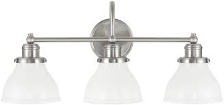 Capital Lighting 8303bn 128 Baxter Brushed Nickel 3 Light Bathroom Wall Light Fixture Cpt 8303bn 128