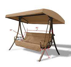 3 Person Charm Swing Replacement Cushion S05294 Patio Swing Porch Swing Cushions Patio Swing Canopy