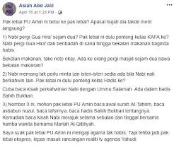 Asiah jalil kata toksahlah nak sanjung. Bertalu Talu Fitnah Rasulullah Asiah Larang Suami Ikut Contoh Nabi Saw Kongsi Tular Semasa Forum Cari Infonet