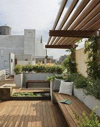 Roof Deck And Garden Modern Landscaping Patio Backyard