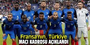 İlk maçını 26 ekim 1923 tarihine oynayan takım; Fransa Nin Turkiye Maci Kadrosu Aciklandi