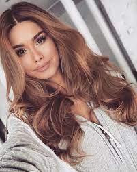 Brown highlights on brown hair. Light Auburn Brown Hair Color Light Hair Color Hair Color Auburn Brown Long Hair Styles