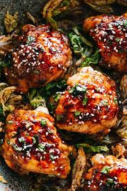 Add 1 cup (250ml) unsalted chicken stock, then deglaze the bottom of the pot. Easy Instant Pot Sticky Chicken Thighs Recipe Diethood