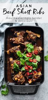 Asian Braised Beef Short Ribs Eat Little Bird Recipe Recipes Beef Short Ribs Braised Beef