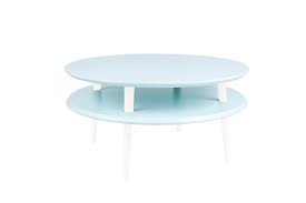Too short and you'll be stooping low to grab the remote. Ufo Coffee Table Diam 70cm X Height 35cm Light Turquoise White Ragaba De