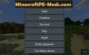 Download minecraft mod apk 1.18.0.27 hack for android god menu unlocked. Mod Tool Menu Menu Management Game In Mcpe Download