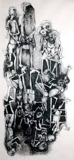 Dumile Feni 1942 1991 Africanah Org South African Art Afrocentric Art Feni