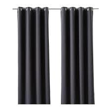 Dockaster Rideaux Occultant 2 Pieces Gris 145x300 Cm Rideaux Rideau Occultant Et Rideau Epais