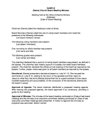 How to write board meeting minutes at startup companies. 20 Printable Minutes Of Meeting Format Templates Fillable Samples In Pdf Word To Download Pdffiller