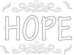Color in this picture of hope and others with our library of online coloring pages. Pin On Free Coloring Pages