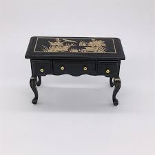 I also didn't paint a very heavy coat because i wanted that natural wood texture to peek through. Dollhouse Miniature Coffee Table In White Painted Wood Dollhouse Furniture Room Items Dolls Teddy Bears