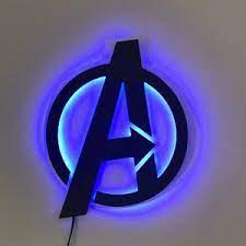 Iron Man Night Lights Avengers Superhero Sign Marvel Led Etsy Superhero Lamp Marvel Lights Superhero Signs