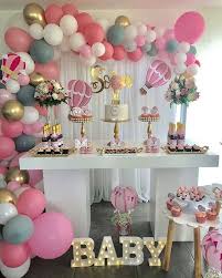 Pin De Nicole Brenes En Baby Showers Ideas Mesa Decorada Para Fiestas Decoracion Fiesta De Nina Decoracion Baby Shower Nina