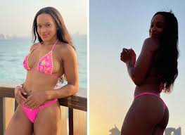 Rebeca andrade nua - Rebeca Andrade se refresca no chuveirinho em dia  ensolarado