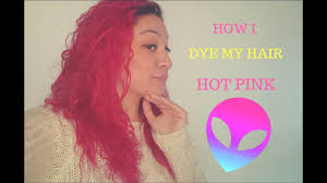 The volume of developer you choose when you dye your hair will determine how light or dark your hair color will appear. How I Dye My Hair Hot Pink Without Developer Full Explanation Chit Chat Youtube
