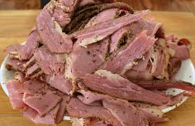 It should take about 4 hours to cook to medium rare (or 135 degrees f). Smoked Corned Beef Barbecuebible Com