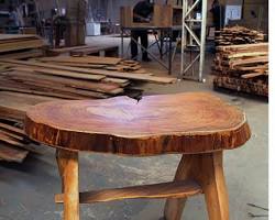 Natural wood furniture