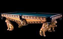 Kitty S Billiard Pool Table Hand Crafted By Peter Vitalie Billiards Custom Pool Tables Pool Table