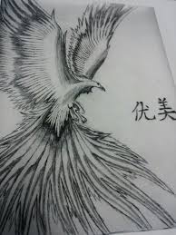 As seen in the page image, phoenix calls a parrot as a witness. Phoenix Bird Pencil Drawing Sisters Little Birds