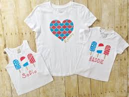 Red white and blue tie dye fabric sunray pattern. 4th Of July Shirt Personalized With Name Red White Blue Etsy Play Clothes Kids Family Shirts Matching Create Shirts