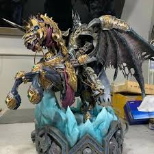 A beautiful piece of music. Coreply Wow Invincible Resin Statue Painted Model Sculpture Stand For Lich King Ebay