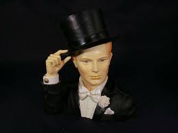 Cameo Girl Head Vase Roy 1933 Tip O The Hat Head Vase Vase Cameo
