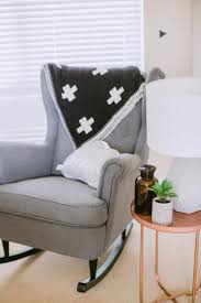 Rocking Chair Umbaukit Schwarz In 2020 Rocking Chair Chair Yellow Chair