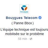 Une source interne chez bouygues telecom, que nous avons pu contacter capture d'écran de la carte des pannes de bouygues télécom, mardi 15 octobre 2019 à 21h00. Bouygues Telecom Panne Nationale Sur Le Reseau Fixe Toujours Pas Resolue Pour De Nombreux Abonnes Bbox Ce Matin