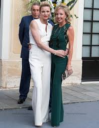 Hsh princess charlene sends her best wishes to the automobile club de monaco, organizer of the event, as well as to the drivers and teams involved in this great automobile competition. Prince Albert And Charlene Held A Reception For Grand Prix