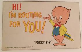 It's only sylvester who sees the band of murderous mice trying to do them in, while porky chalks his fears up to insanity. Buy Vintage Post Card Warner Bros Pictures Inc Porky Pig In Cheap Price On Alibaba Com