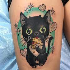 Pizza Cat Tattoo Cat Tattoo Alex Strangler Cats Tattoo Ideas