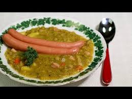 Deftige Erbsensuppe A La Oma Youtube Erbsensuppe Erbsen Suppe Suppen Und Eintopfe