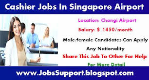 Cashier Needed In Changi Airport Singapore Salary 1450 Month Location Changi Airport All Nationality Can Ap Changi Airport Singapore Singapore How To Apply