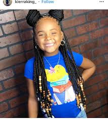 Black Box Braids Hairstyles For Kids Pin By Tanya Audrey On Kids Hairstyles Girls Updo Hairstyles Black Kids Hairstyles Black Kids Braids Hairstyles
