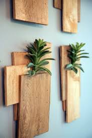 Sukkulenten Arrangement Wand Deko Vertikal Pflanzen Holz Behaelter Dekoration Kreativ Dekor