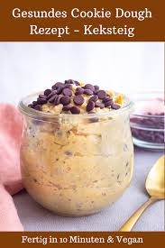 Gesundes Cookie Dough Rezept Keksteig Zum Naschen Rezept Cookie Dough Rezept Essbarer Platzchenteig Rezepte