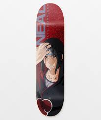 Skater skate decks skate or die. Primitive X Naruto Shippuden Ii Neal Itachi 8 12 Skateboard Deck Zumiez
