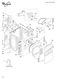 Cabrio washers have a system that helps you to troubleshoot issues that arise while completing a laundry load. Whirlpool Wed6200sw1 Dryer Parts Sears Partsdirect