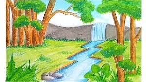 Farjana drawing academy, drawing, scenery painting, drawing tutorial, realistic, step by step, drawing academy, art, learn to. Scenery Drawing Farjana Drawing Academy Thewikihow