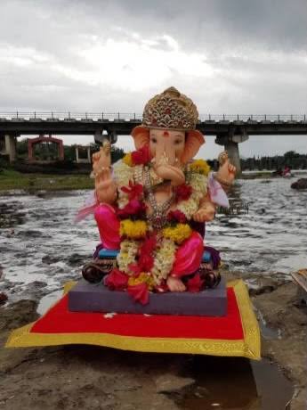 Tamil Nadu Sets 2027 Target To Stop Ganesh Idol Immersion In Natural Water Bodies. . . . . #Trending #News #ganeshutsav #Visarjan #9xm