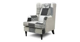 earle patch high back wing chair earle patch dfs ireland wing chair sofa price storage footstool